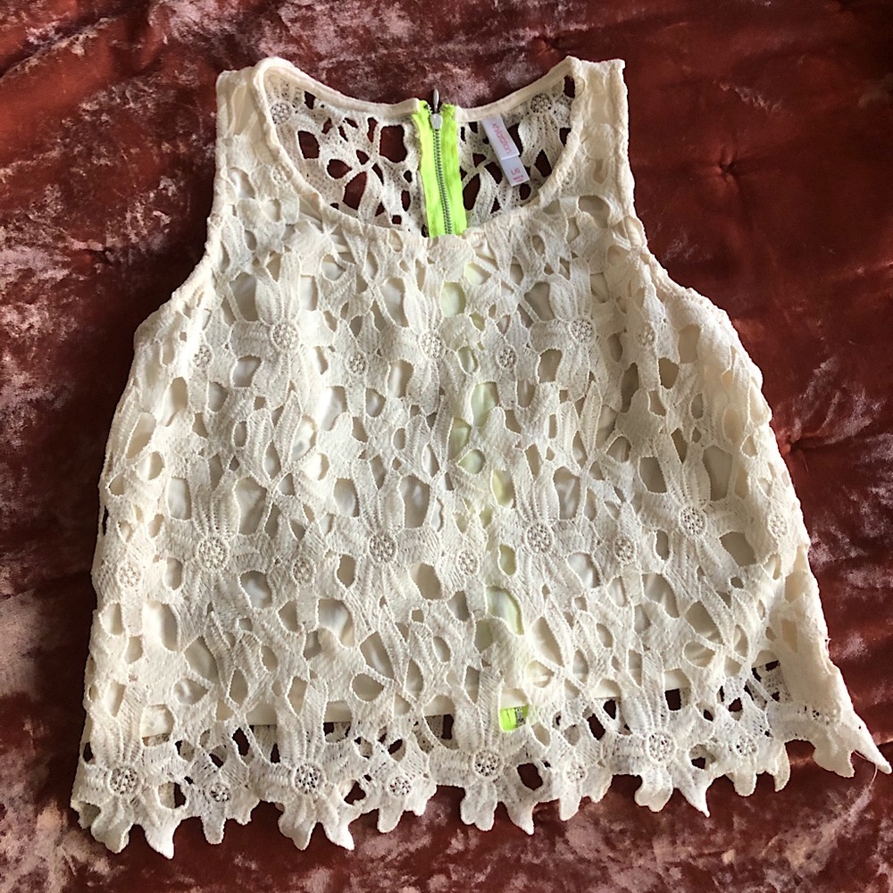 4/$25
 | LACE CROP TANK TOP